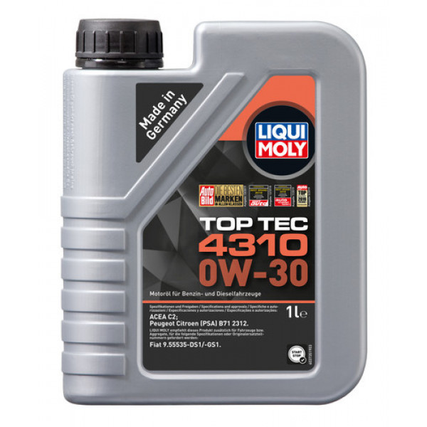 Ulei motor Liqui Moly Top Tec 4310 0W-30 - LM-Top Tec 4310 0W30 - Liqui Moly