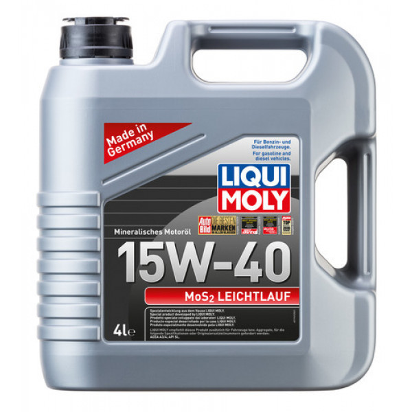 Ulei motor Liqui Moly MoS2 Leichtlauf 15W-40 - LM-MoS2 Leightlauf 15W-40 - Liqui Moly