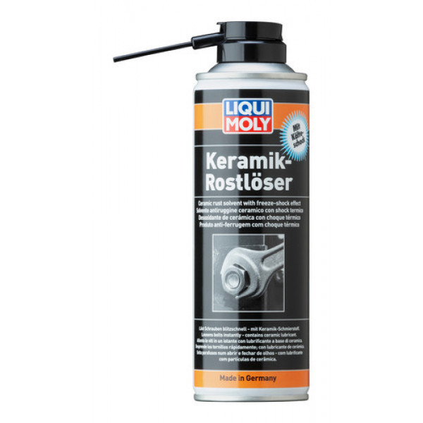 Spray Liqui Moly cu particule ceramice pentru îndepărtat rugina cu efect de răcire