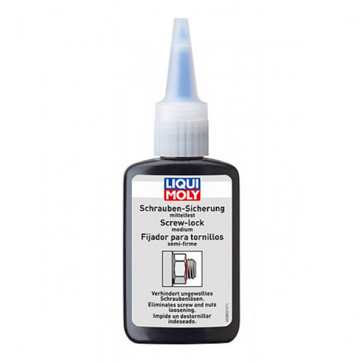 Soluţie Liqui Moly fixare șuruburi - rezistență medie- 10g - LM-Soluţie fixare șuruburi - rezistență medie - Liqui Moly