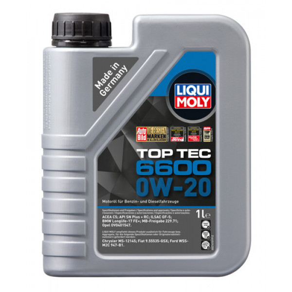 Ulei motor Liqui Moly Top Tec 6600 0W 20 - LM-Top Tec 6600 0W 20 - Liqui Moly