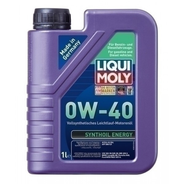 Ulei motor Liqui Moly Synthoil Energy 0W-40 - LM-Synthoil Energy 0W-40 - Liqui Moly