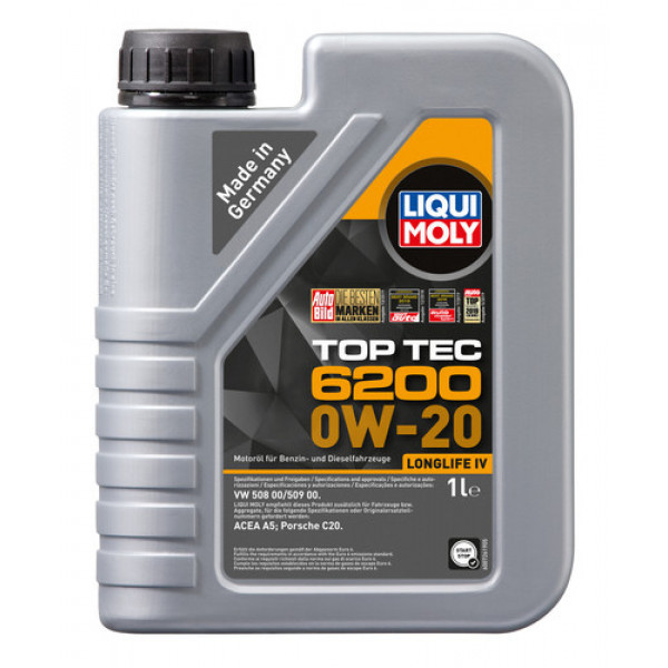Ulei motor Liqui Moly Top Tec 6200 LL lV 0W 20 - LM-Top Tec 6200 LL lV 0W 20 - Liqui Moly