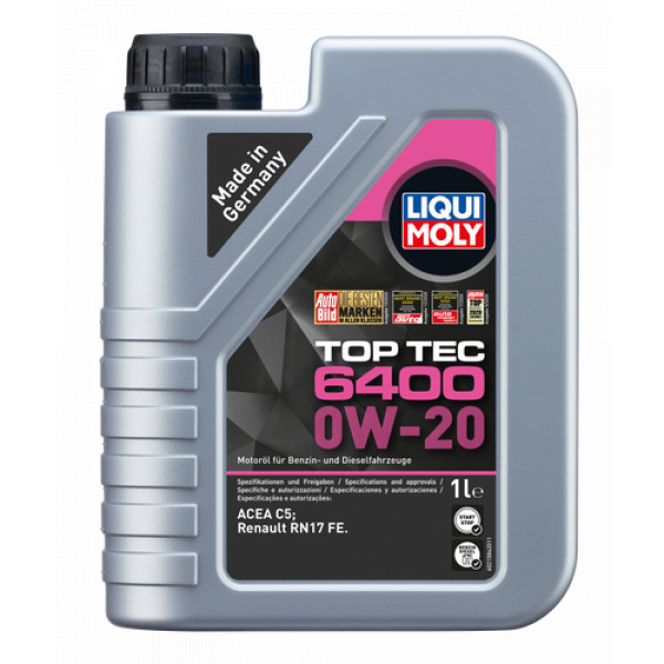 Ulei motor Liqui Moly Top Tec 6400 0W-20 - LM-Top Tec 6400 0W-20 - Liqui Moly