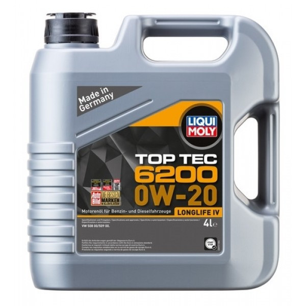 Ulei motor Liqui Moly Top Tec 6200 LL lV 0W 20 - LM-Top Tec 6200 LL lV 0W 20 - Liqui Moly