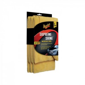 3x prosop microfibra 40x60cm - Supreme shine microfiber towel Meguiar's
