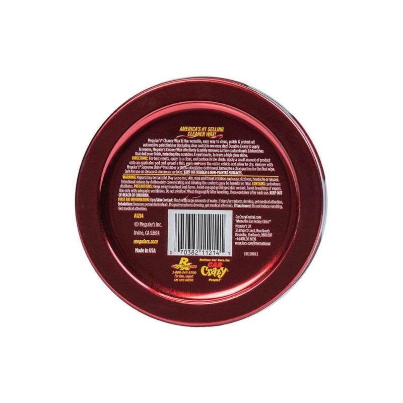 Ceara solida curatare si protectie Meguiar's Cleaner Wax A1214, 311gr