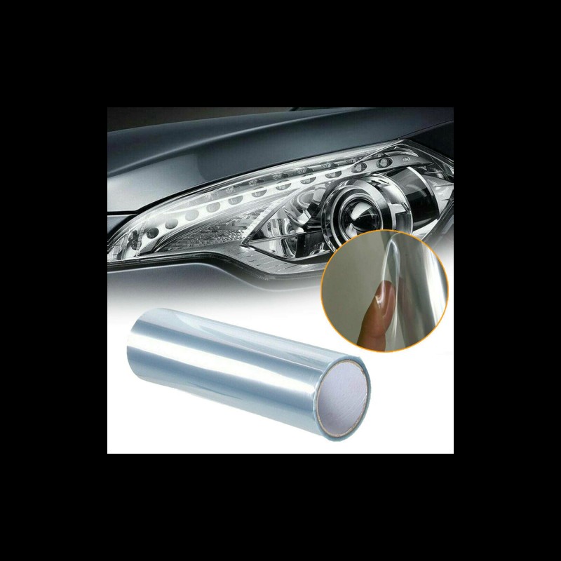 Folie protectie faruri / stopuri auto - Transparent (pret/m liniar)