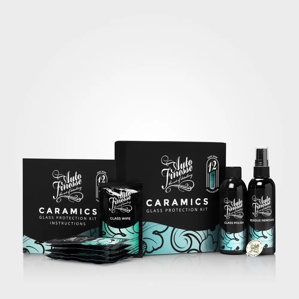 Kit de protectie ultra-hidrofoba pentru parbriz - Caramics - CRP-K2 - Auto Finesse
