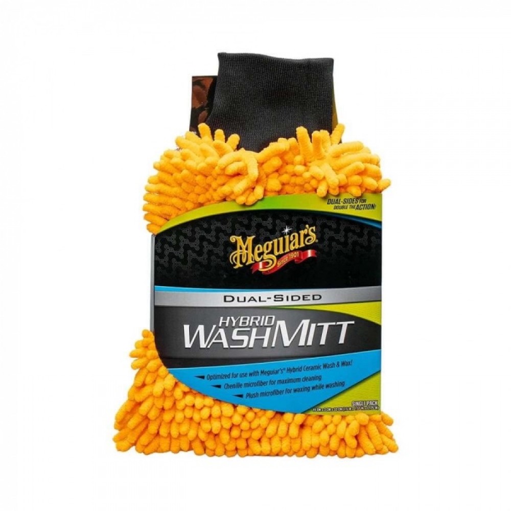 Manusa spalare auto din microfibra Meguiars Hybrid Wash Mitt - X210200 - MEGUIAR`S