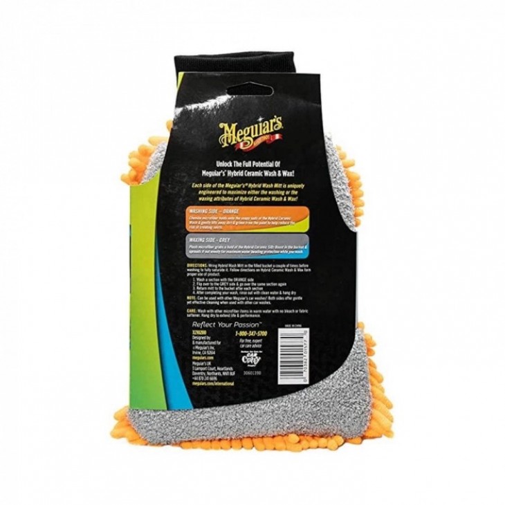 Manusa spalare auto din microfibra Meguiars Hybrid Wash Mitt - X210200 - MEGUIAR`S