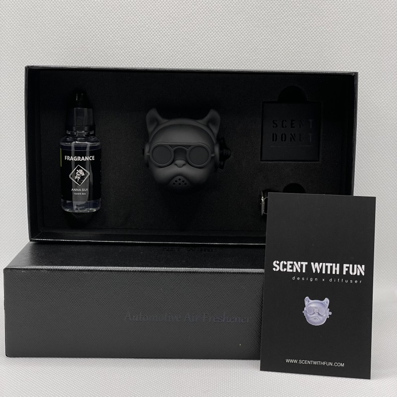 Odorizant auto Bulldog - Negru Mat , Esenta Lichida 15 ML - C-MB - Scent With Fun