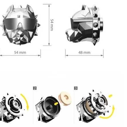 Odorizant auto "Pitbull" - Gri Mat , Esenta Lichida 15 Ml