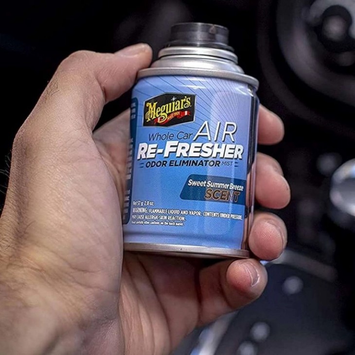 Odorizant auto Summer Breeze Meguiars Whole Car Air ReFresher Odor Eliminator 59 ml - G16602 - MEGUIAR`S