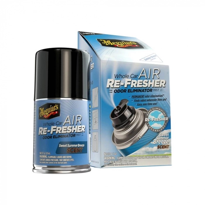 Odorizant auto Summer Breeze Meguiar's Whole Car Air ReFresher Odor Eliminator 59 ml 