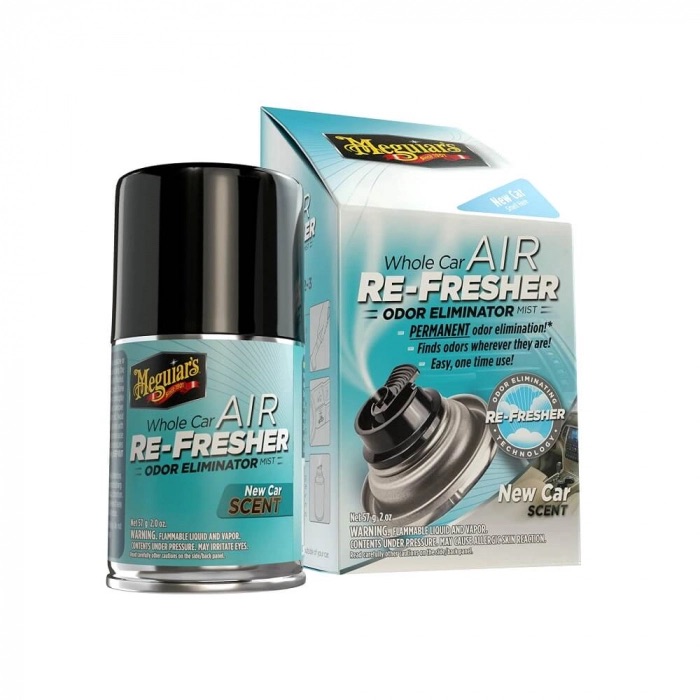 Odorizant auto reimprospatare aer Meguiars Air Re-Fresher, New Car Scent,59ml - G16402 - MEGUIAR`S