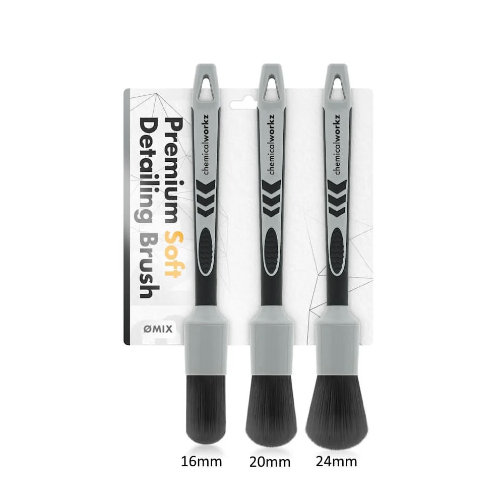 Pensulă detailing , Black Boar Detailing Brush - set 3 buc - CW-DB-BB-S - ChemicalWorkz