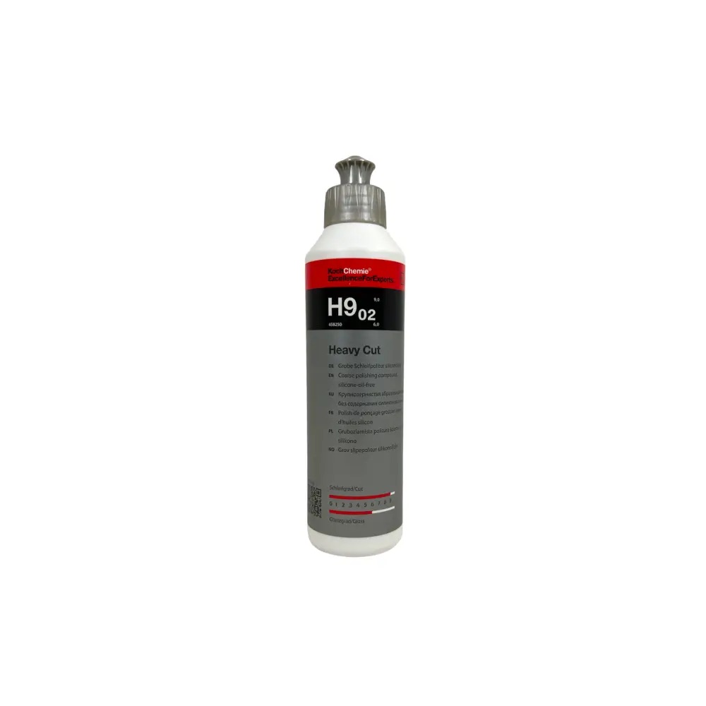 Polish abraziv fara silicon si uleiuri Koch Chemie Heavy Cut, H9.02, 250ml - 458250 - KOCH CHEMIE