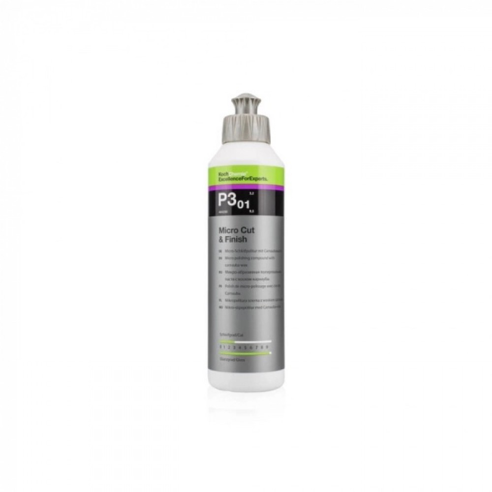 Polish finish cu protectie Carnauba Koch Chemie Micro Cut and Finish, P3.01, 250m - 404250 - KOCH CHEMIE