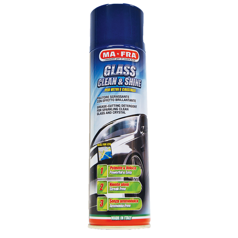 SPUMA ACTIVA PENTRU GEAMURI - GLASS CLEAN SHINE 500 ml - H0298 - MA FRA