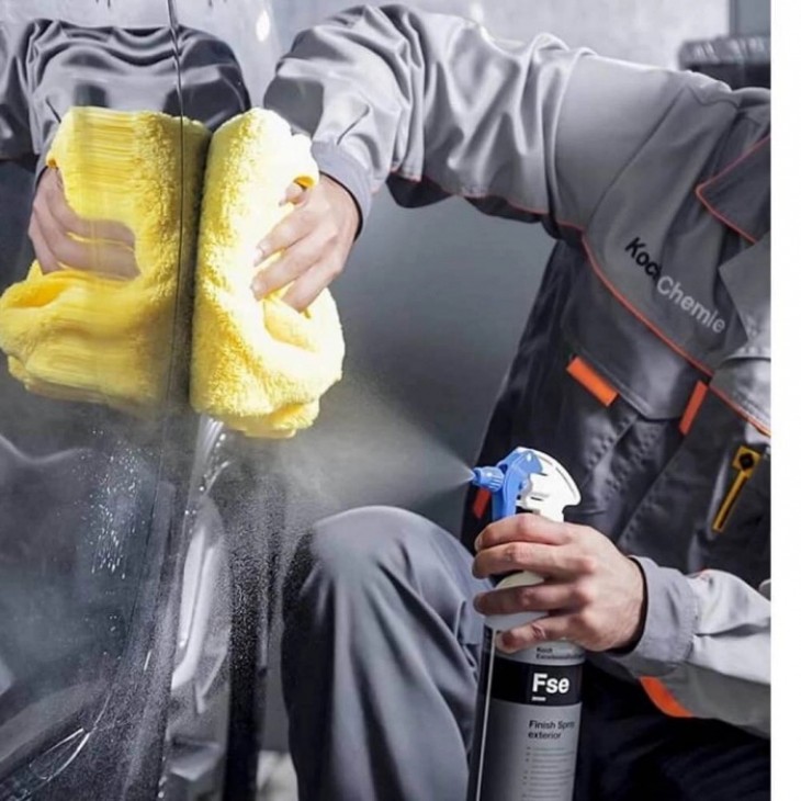 Solutie detailing rapid cu inlaturare pete de  calcar cu efect hidrofob Koch Chemie Finish Spray Exterior, Fse, 1L - 285001 - KOCH CHEMIE