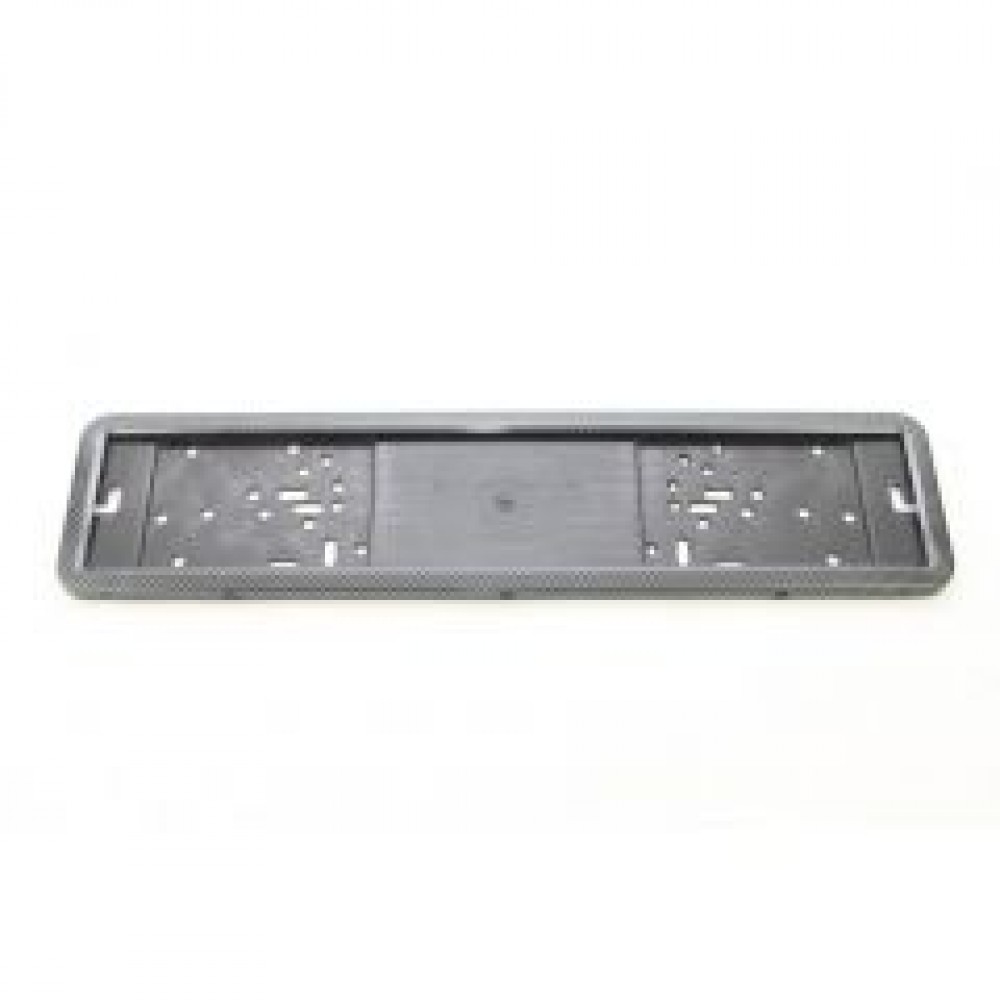 Suport numar inmatriculare INOX + finisaj CARBON, LPF 002 - AVX-AM01120 - AMIO