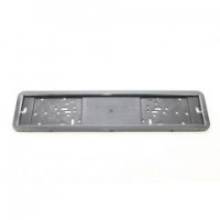 Suport numar inmatriculare INOX + finisaj CARBON, LPF 002
