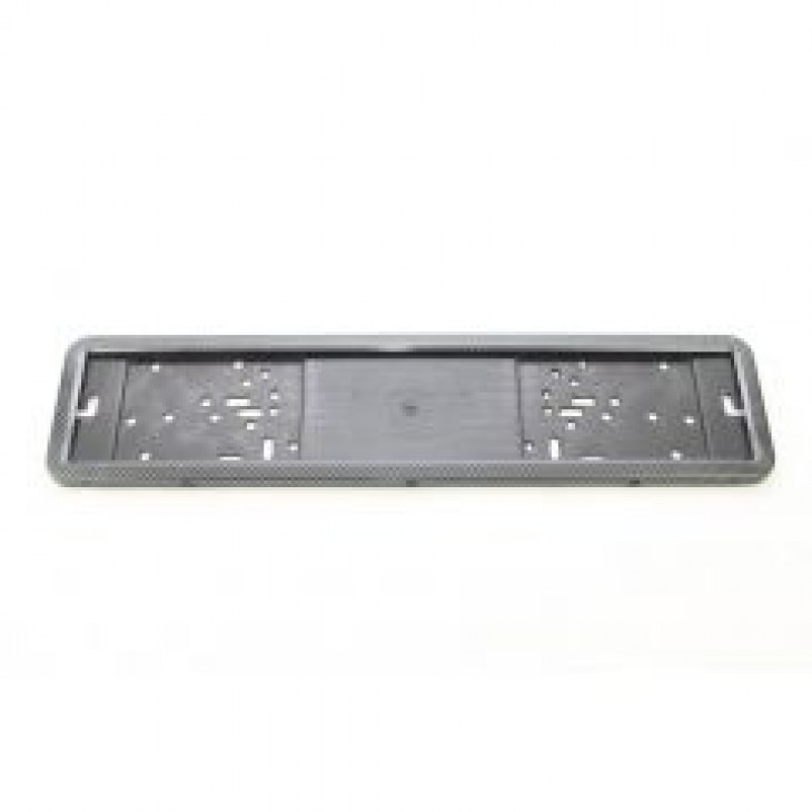 Suport numar inmatriculare INOX + finisaj CARBON, LPF 002 - AVX-AM01120 - AMIO