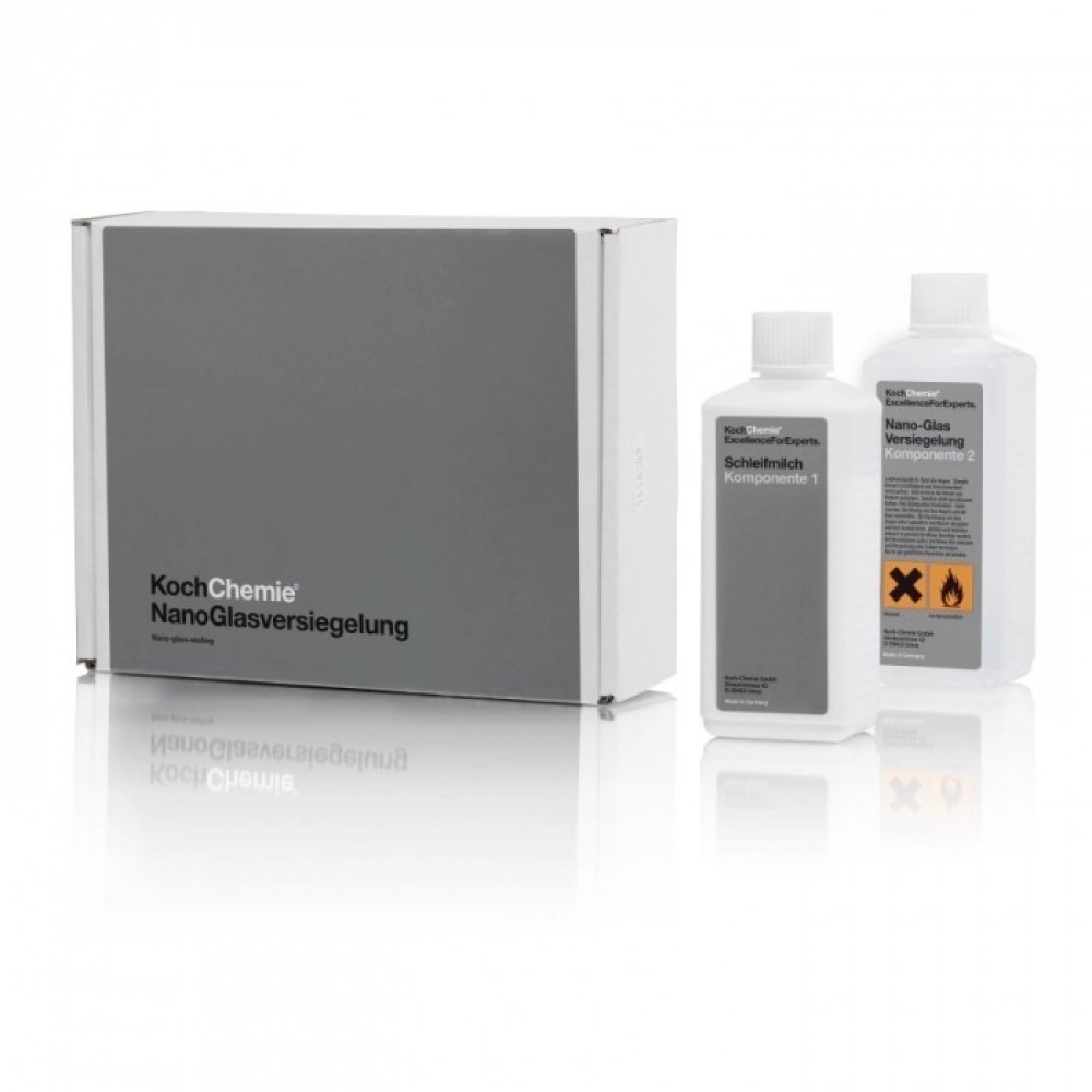 Tratament hidrofob sticla Koch Chemie Nano-Glassversiegelung, 2 componente x 250ml - 202001 - KOCH CHEMIE