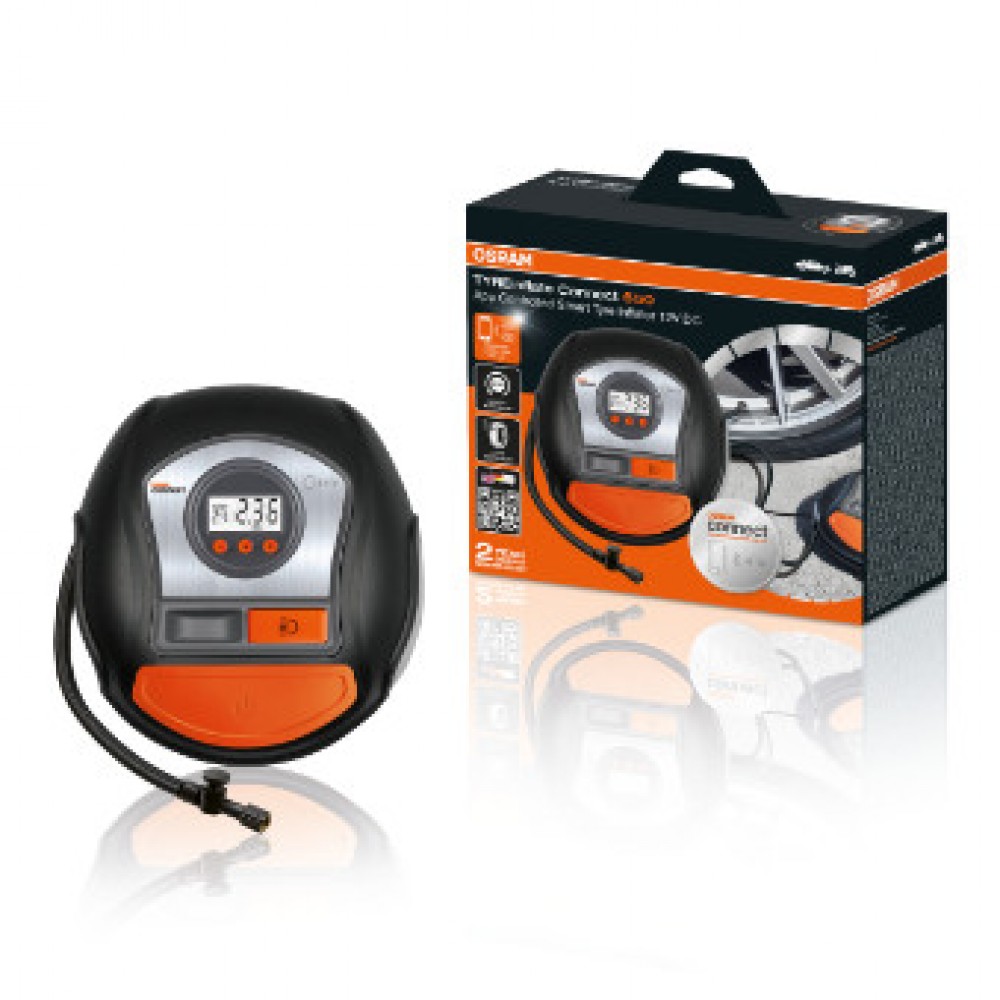 Compresor auto 12v 120 w cu afisaj digital tyreinflate 650 osram - 77475 - ams-OSRAM