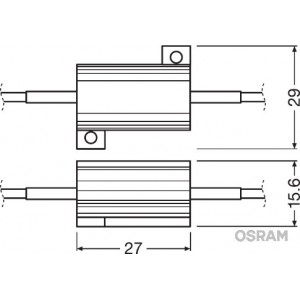 Unitate de control canbus 12v 21w bli 2 buc osram
