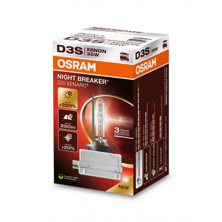 Bec xenon 42v d3s xenarc night breaker laser nextgen osram - 77472 - ams-OSRAM