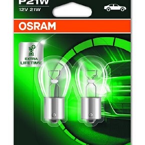 Set 2 becuri 12v p21w ultra life blister osram