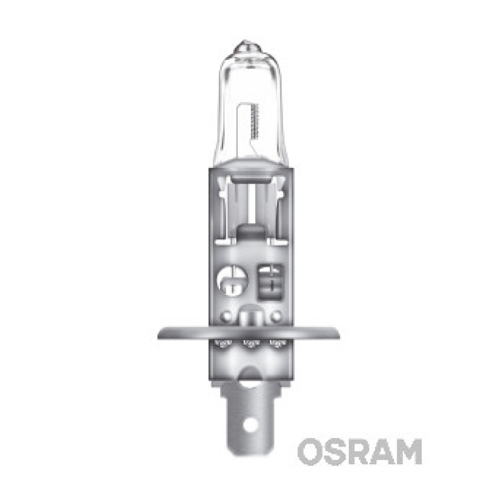 Bec 12v h1 55 w night breaker silver +100% blister 1 buc osram - 64150NBS-01B - ams-OSRAM