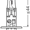 Bec 12v h1 55 w ultra life blister 1 buc osram