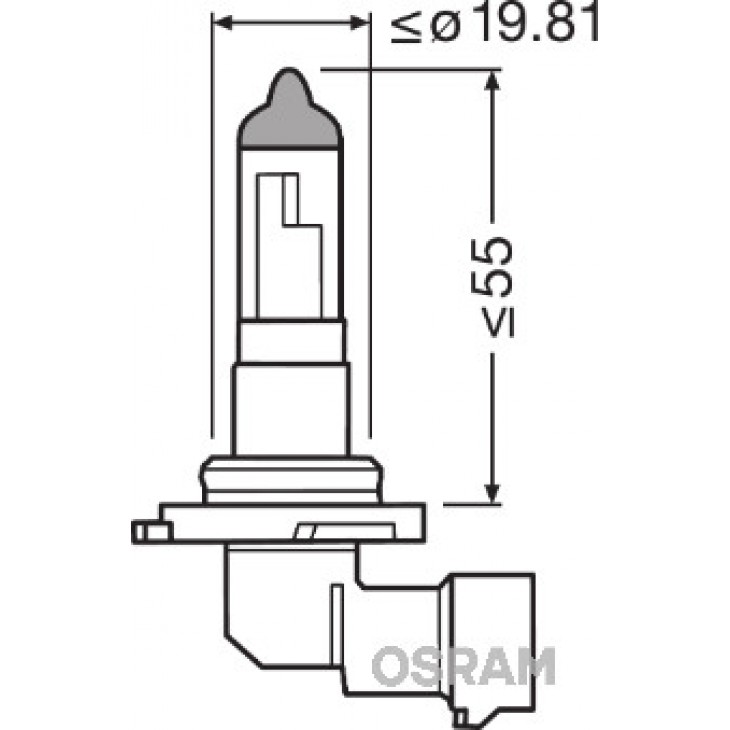 Bec 12v h10 42 w original osram - 9145 - ams-OSRAM