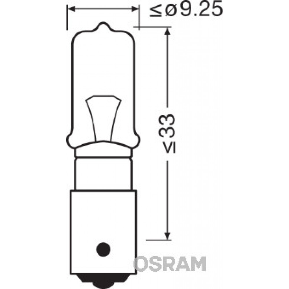 Bec 12v h21w original set 10 buc osram - 64136 - ams-OSRAM