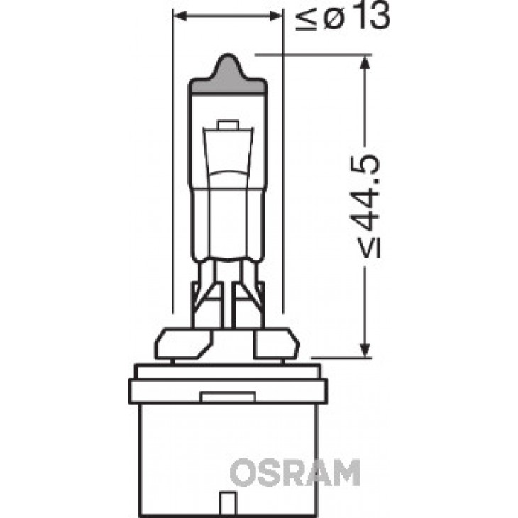 Bec 12v h27/1 27 w original osram - 880 - ams-OSRAM
