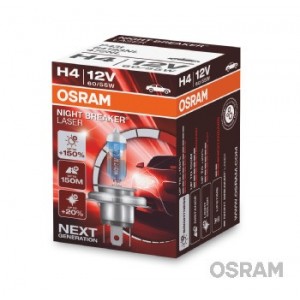 Bec 12v h4 60/55 w night breaker laser nextgen +150% osram