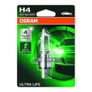 Bec 12v h4 60/55 w ultra life blister 1 buc osram