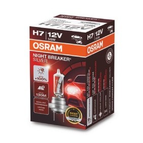 Bec 12v h7 55 w night breaker silver +100% osram