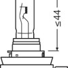 Bec 12v h9 65 w original osram