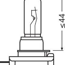 Bec 12v h9b 65 w original osram - 35247 - ams-OSRAM