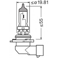 Bec 12v hb4 51 w night breaker laser nextgen +150% osram
