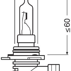 Bec 12v hir2 px22d 55w original osram