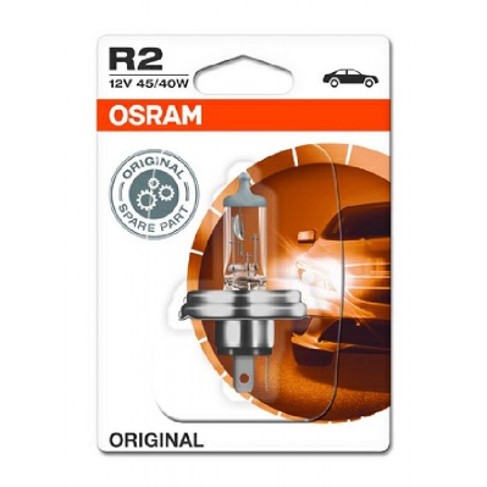 Bec 12v r2 45/40 w original blister 1 buc osram - 64183-01B - ams-OSRAM