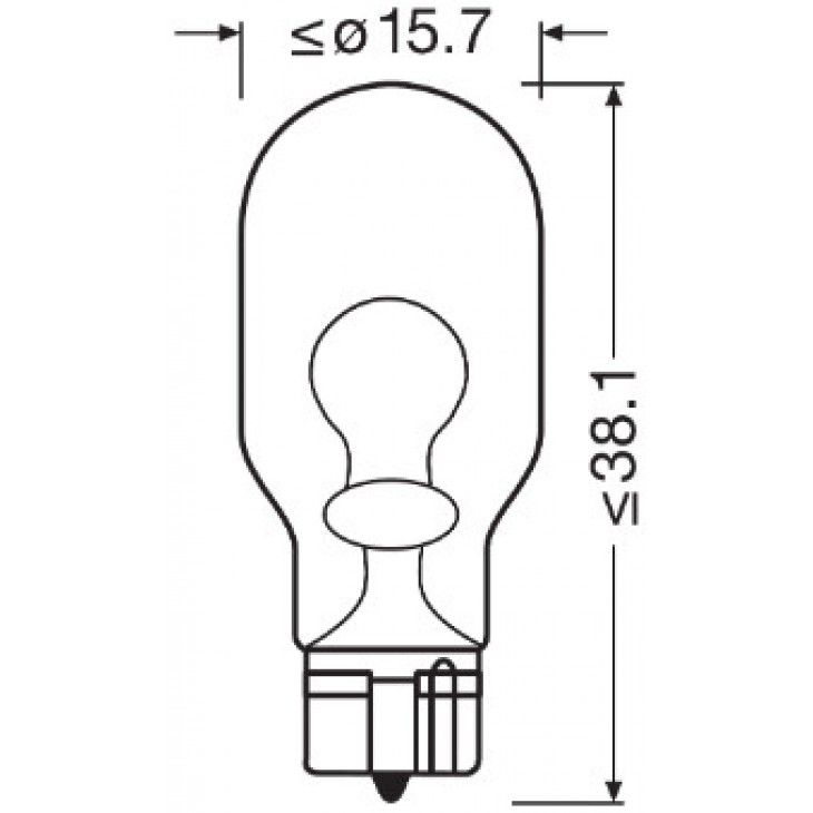 Bec 12v w16w original set 10 buc osram - 921 - ams-OSRAM