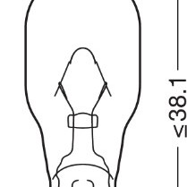 Bec 12v wy16w original set 10 buc osram