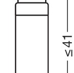 Bec auxiliar cu led 12v (c5w 41mm) white 6000k bli 1 buc osram