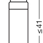 Bec auxiliar cu led 12v (c5w 41mm) white 6000k bli 1 buc osram